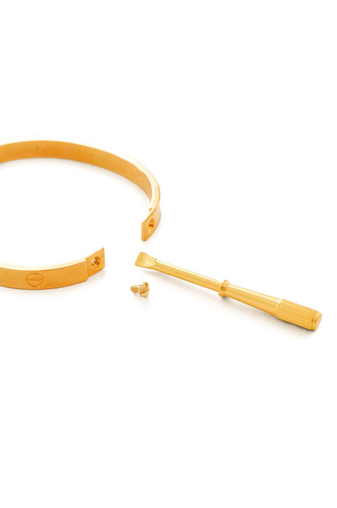 gold screw for cartier bracelet