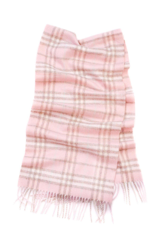 burberry pink plaid scarf