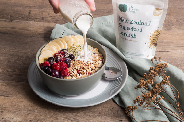 The Brothers Green NZ Hemp Recipes - Organic Superfood Garnish - NZ Hemp Seeds