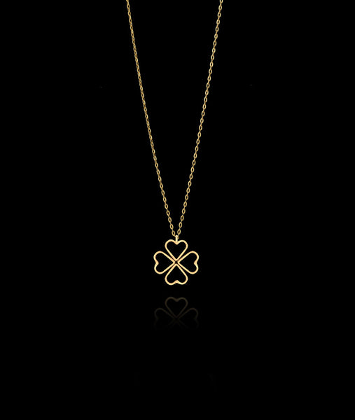 Fairtrade Gold Love Clover Pendant by Catherine Zoraida