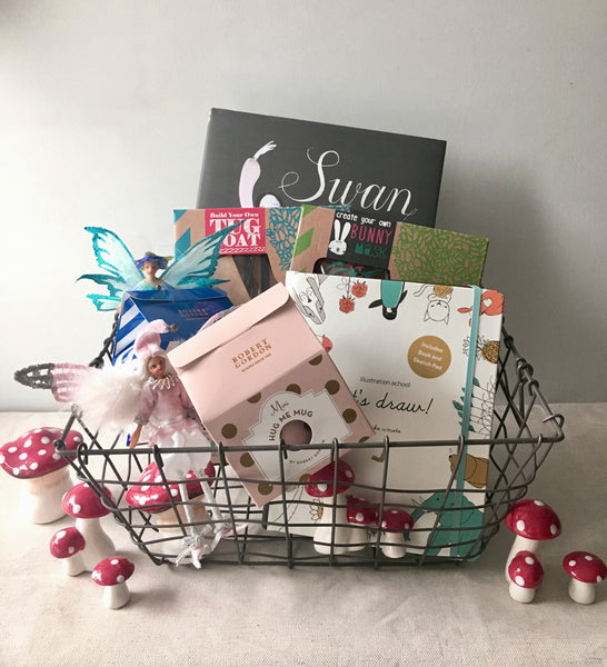 For the the creative little lady using our Wire Rectangle Basket!