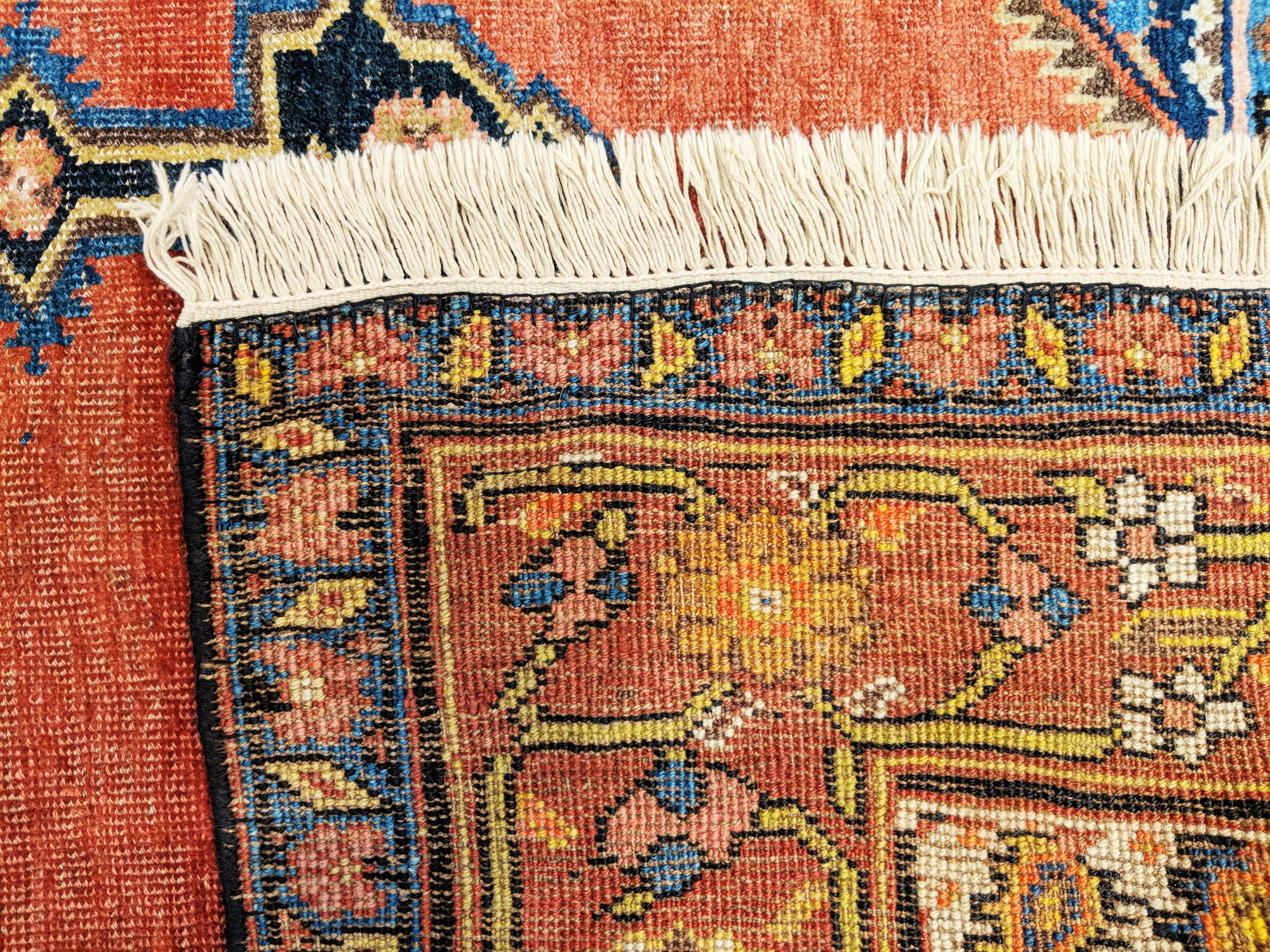 Antique Persian Bakshaish Rug