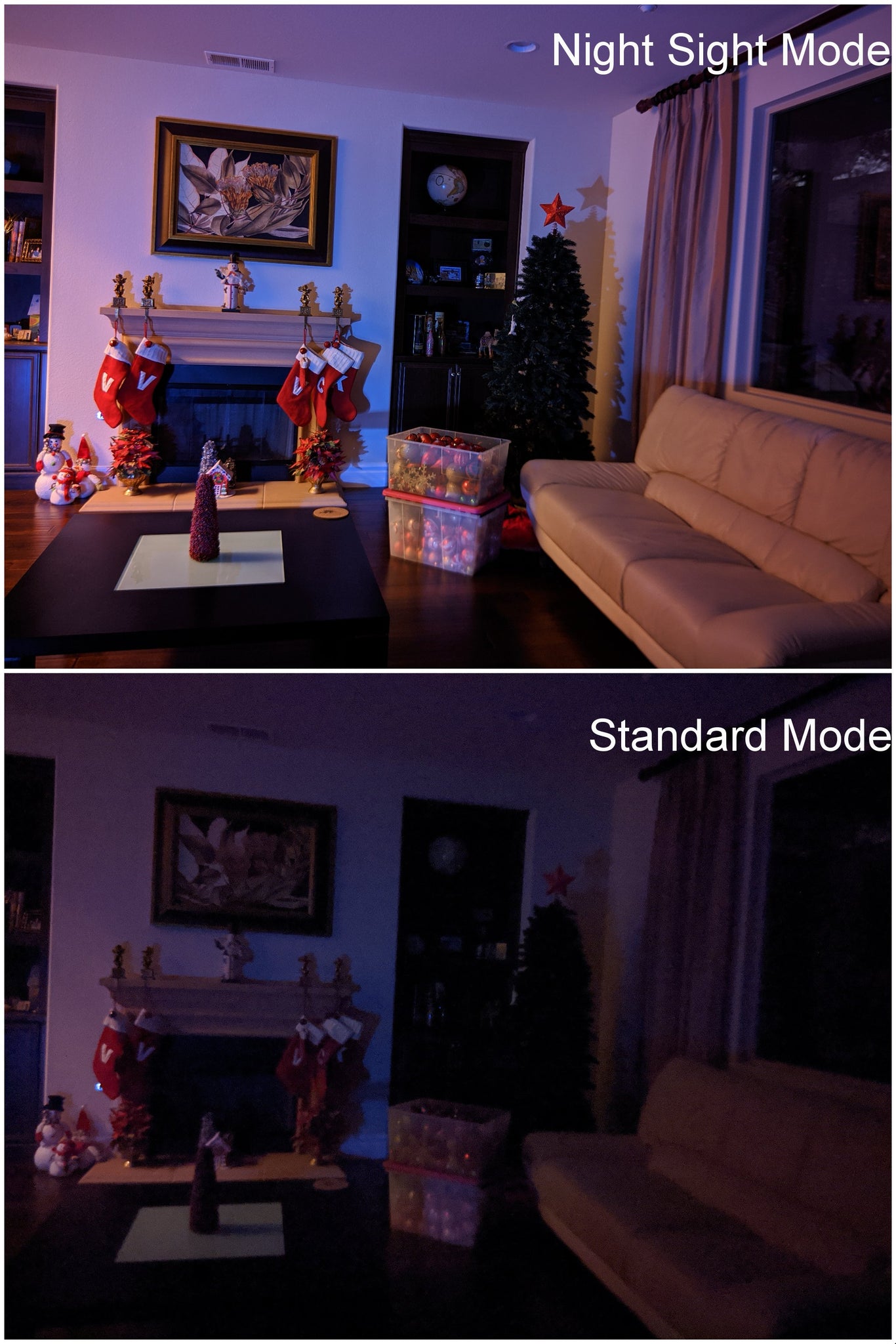 Pixel 3a near infrared enabled camera night sight mode