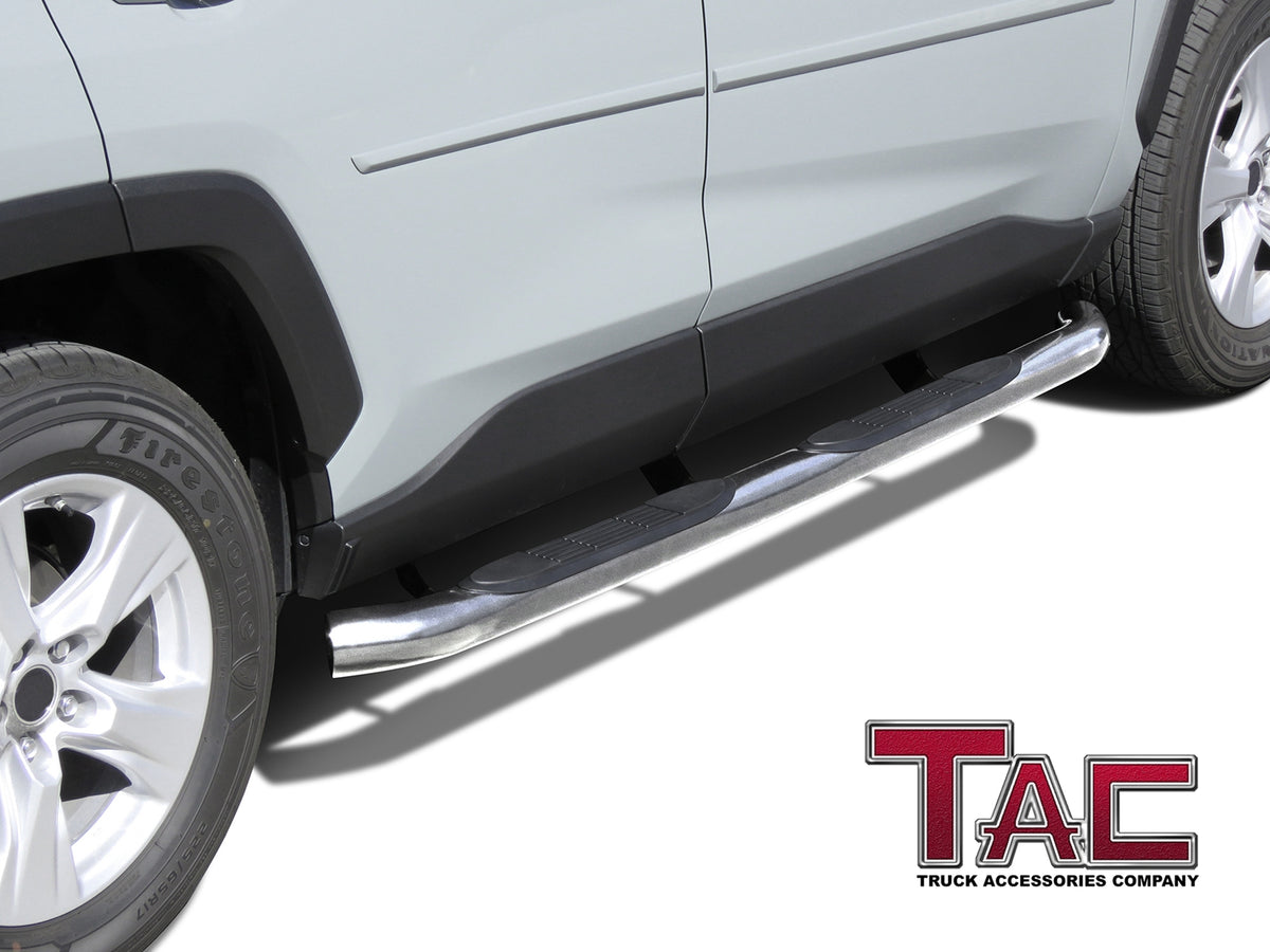 TAC Stainless Steel 3" Steps For 2019-2023 Toyota RAV4 SUV | Runn –