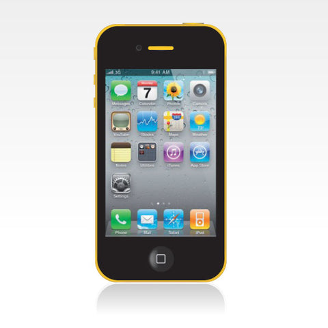 iPhone 4 Gold Midframe