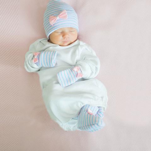 newborn girl mittens