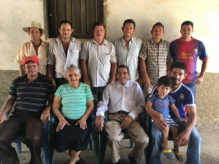 La famille Moreno producteur de café Santa Barbara Honduras