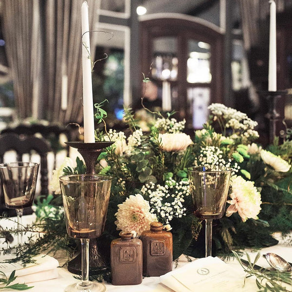 wedding tablescape arrangement