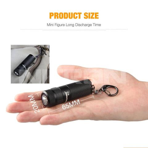 Mini size convenient type keychain flashlight