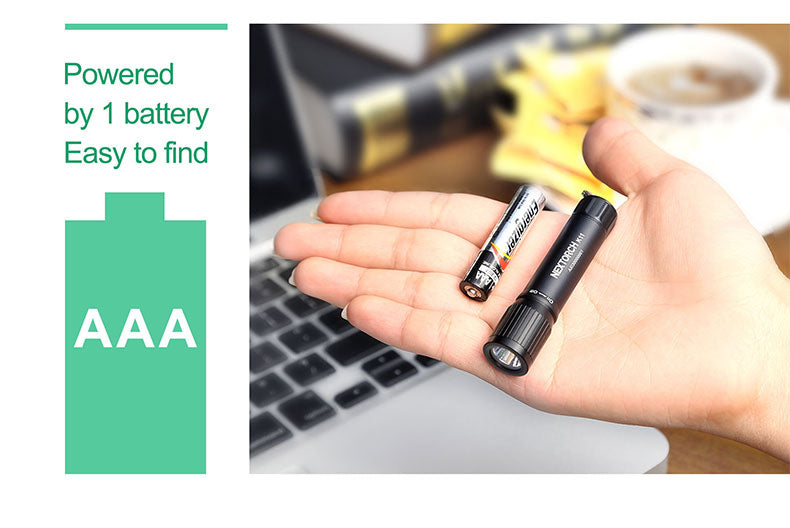 Nextorch 100 Lumen Keychain Flashlight K11 with 1 AAA Battery