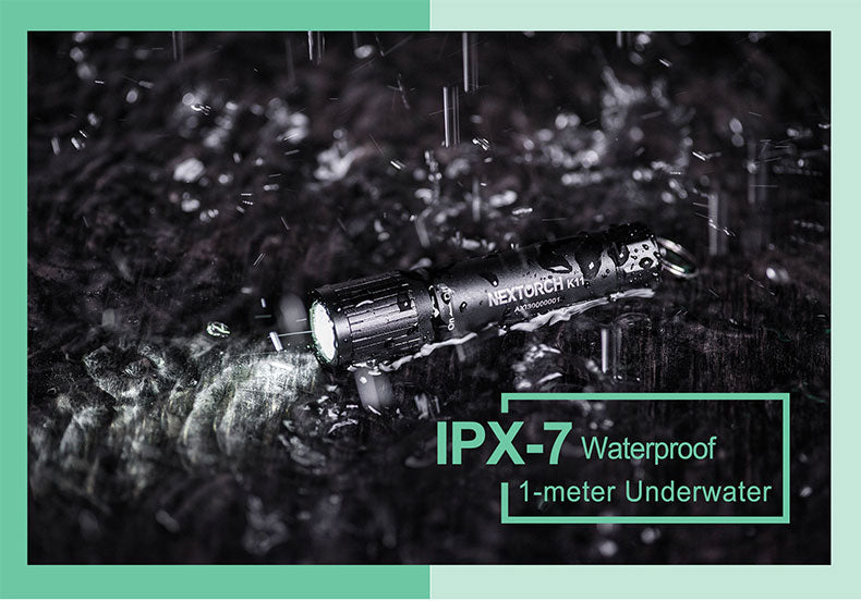 Nextorch Keychain Flashlight K11 with 1 meter Waterproof IPX7