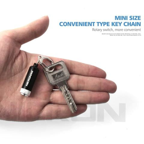 Nicron® Key Chain Led Flashlight G10A Black