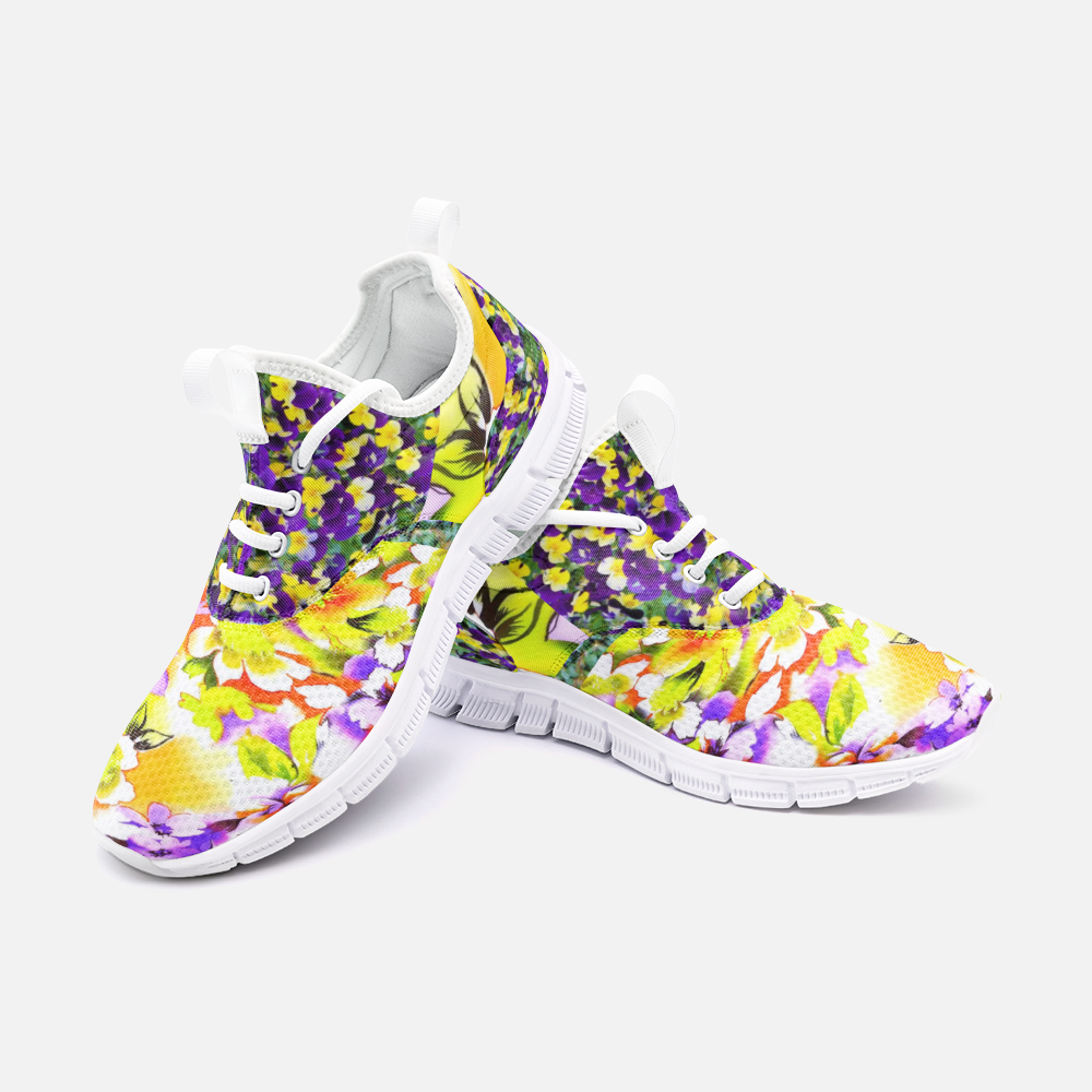 floral print running shoes