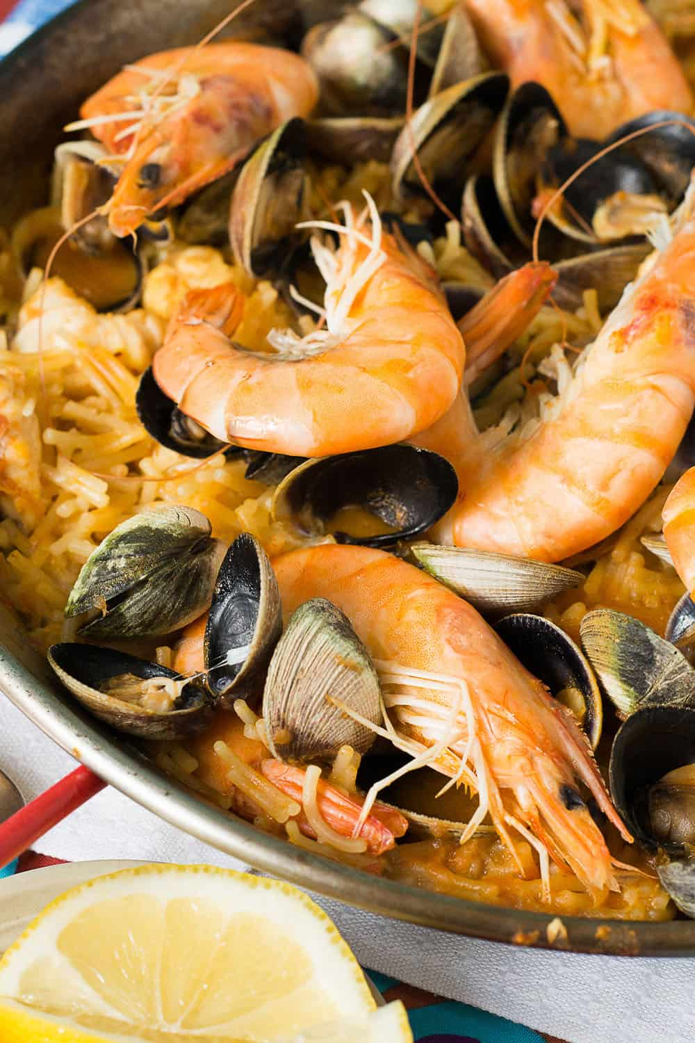 Valencian Fideuà Paella Recipe