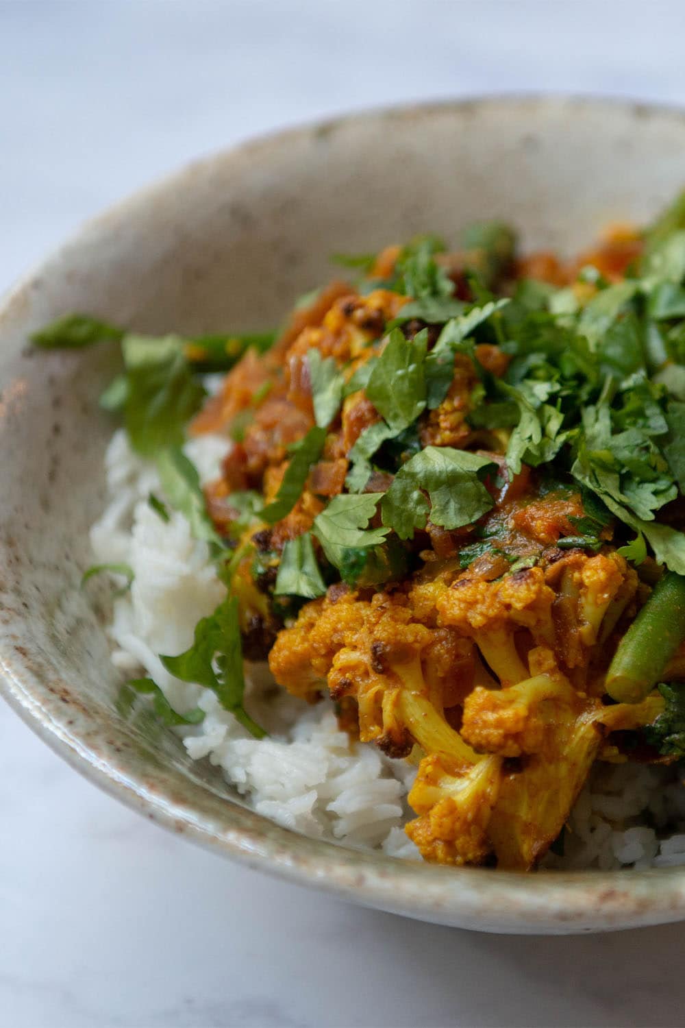 Goan Roast Cauliflower & Green Bean Curry Recipe