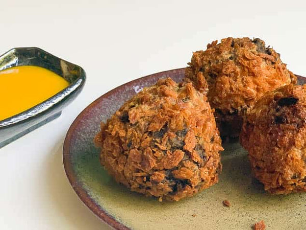 arroz negro balls fried