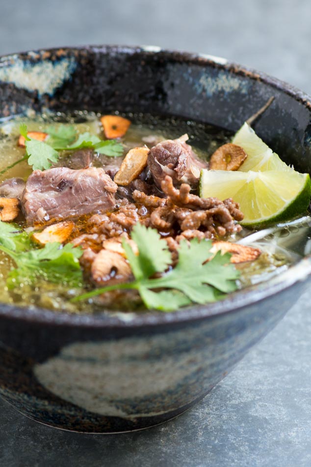 Cambodian Breakfast: Kuy Teav Recipe - Beef Noodle Soup Recipe