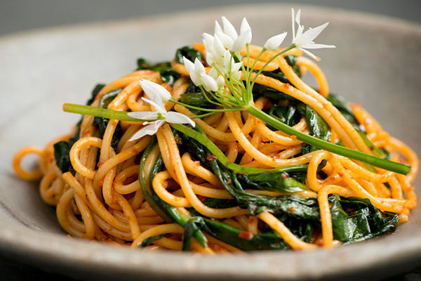 Nduja Spaghetti With Wild Garlic Recipe