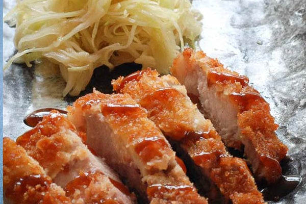 Pork Tonkatsu with Miso & Cabbage