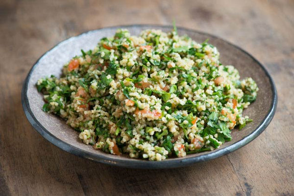 Tabbouleh Salad With Pomegranate Molasses Dressing