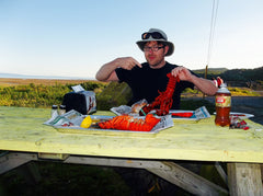 Dany et son homard - Alma lobster shop
