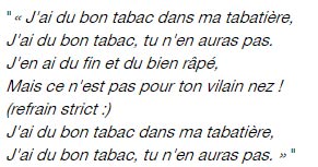 la chanson j ai du bon tabac