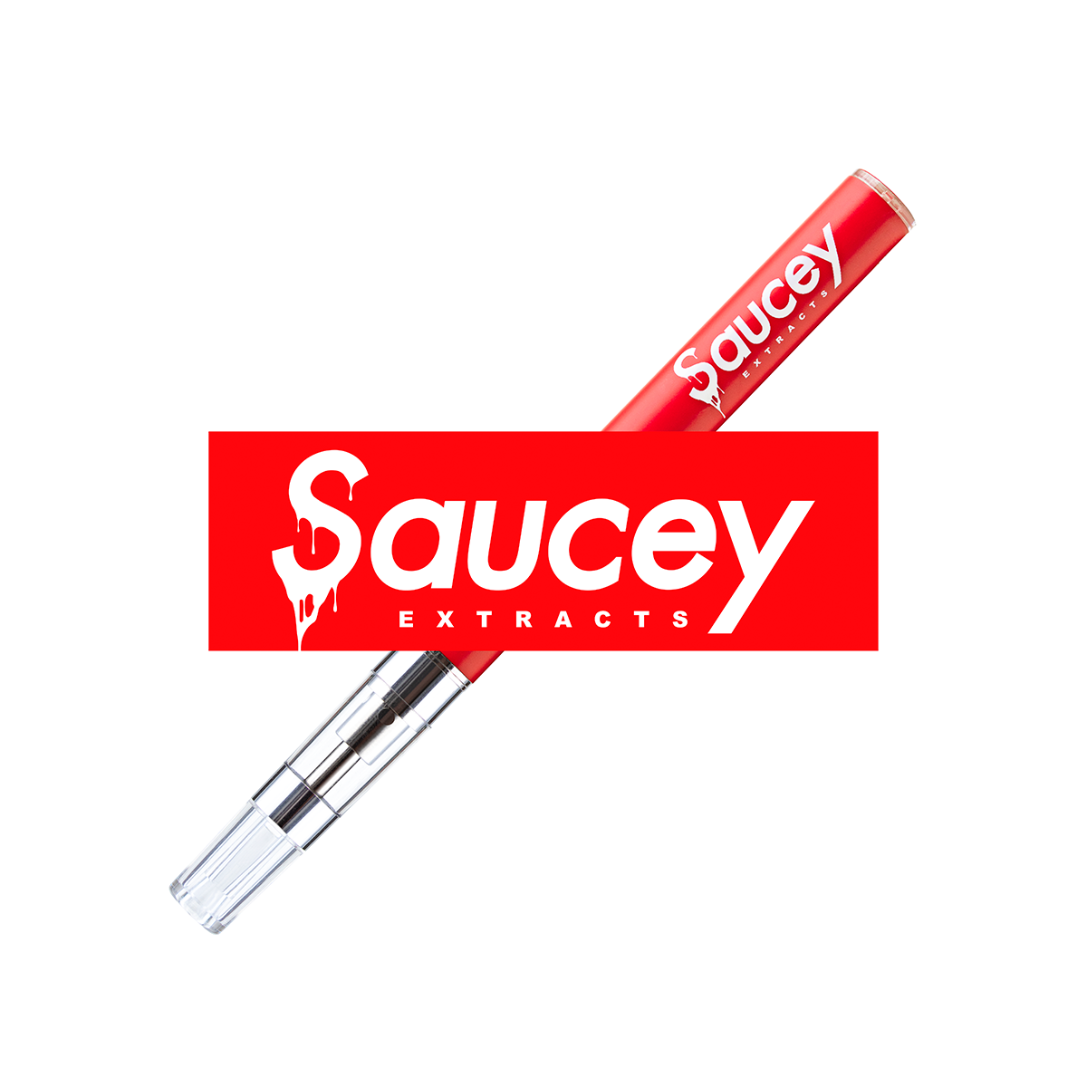 Saucey Extracts Battery Red Limited Supply Saucey Farms Extracts