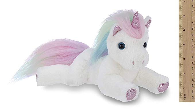 white unicorn stuffed animal