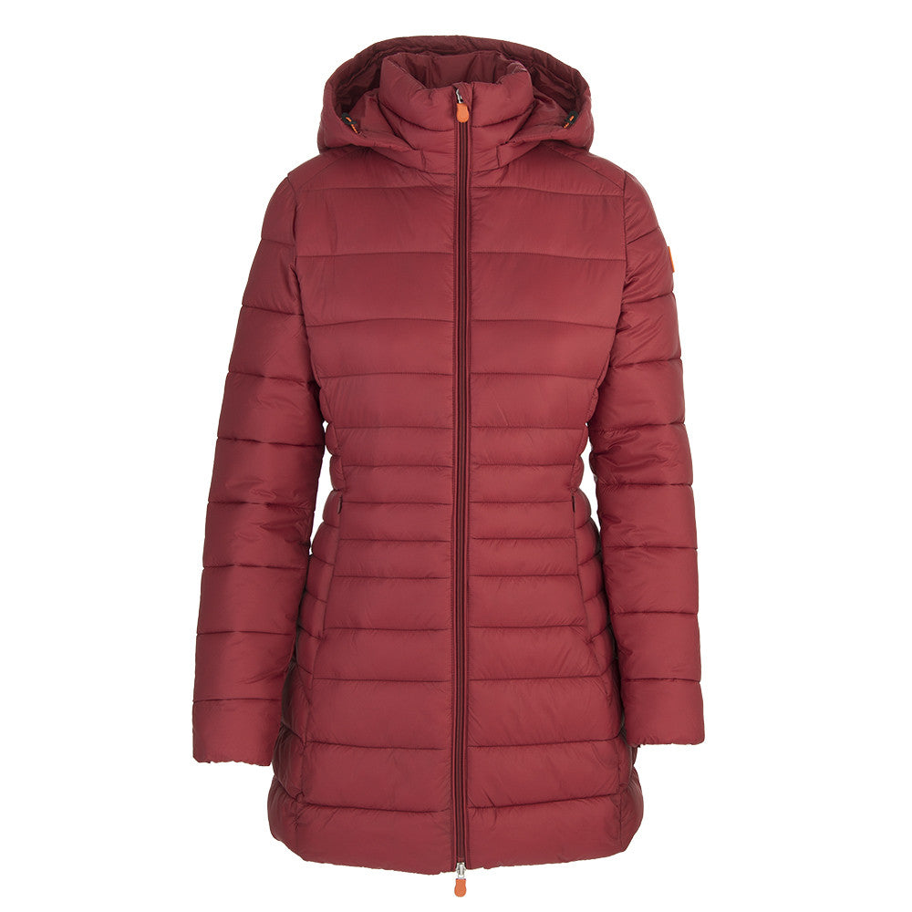 SAVE THE DUCK LONG womens dark red Icons long jacket