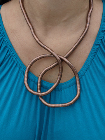 Copper Snake Necklace