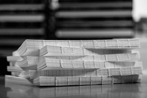 Stitched Spine pages finished for notebook