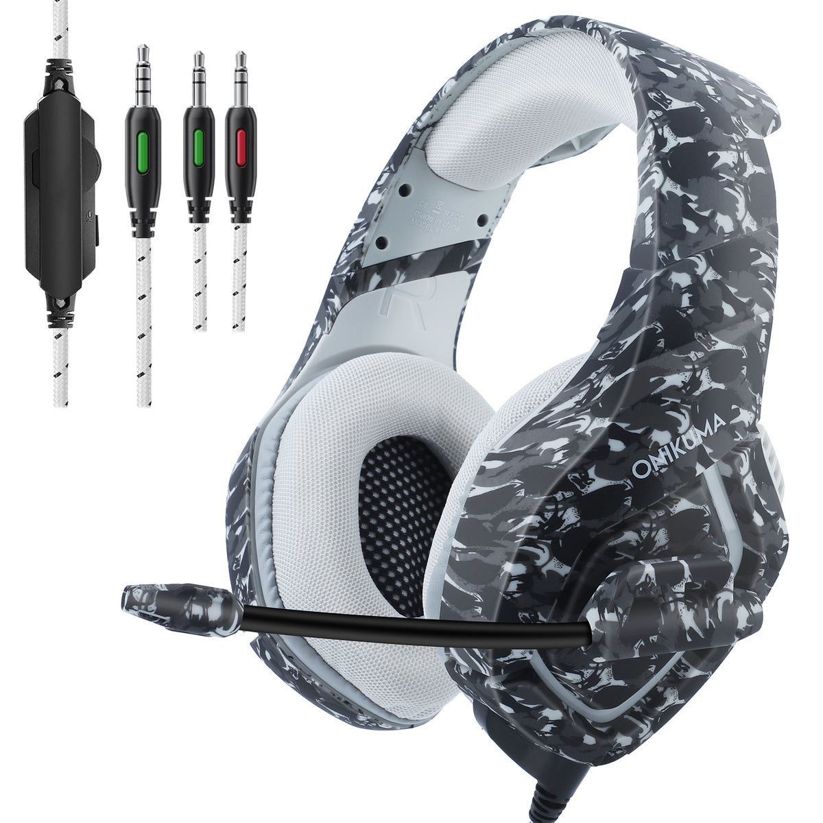 Charmant beschermen Mijlpaal ONIKUMA K1-B Camouflage Elite stereo gaming headset for PS4, Xbox, PC –  Onikuma Gaming
