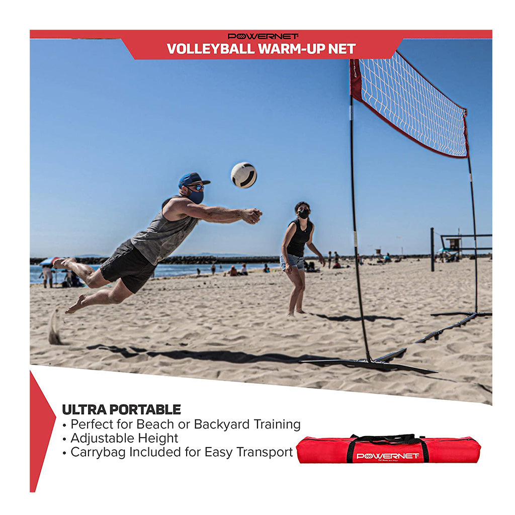 Portable Bownet Volleyball Warm Up Net
