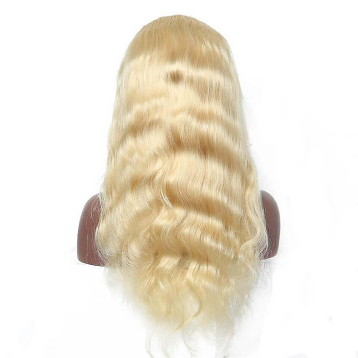 Lakihair 613 Blonde Body Wave Lace Wigs Pre Plucked Glueless Lace Front Human Hair Wigs