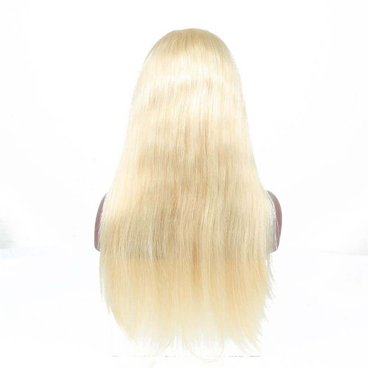 Lakihair 613 Blonde Color Virgin Brazilian Straight Lace Wigs Pre Plucked Glueless Lace Front Human Hair Wigs