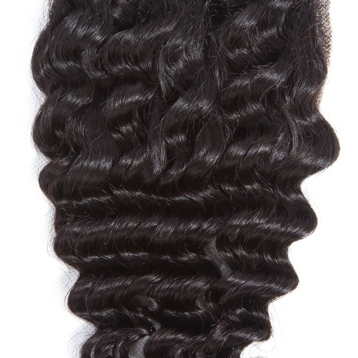 Lakihair 8A Brazilian Deep Wave Human Hair 3 Bundles With Lace Closure 4x4 Virgin Human Hair Weaves