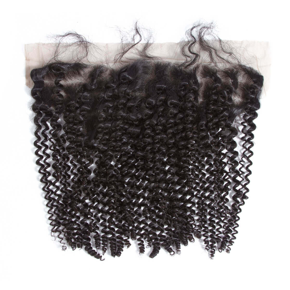 Lakihair 8A Kinky Curly 3 Bundles With Frontal Closure 13x4 Brazilian Virgin Human Hair Bundles