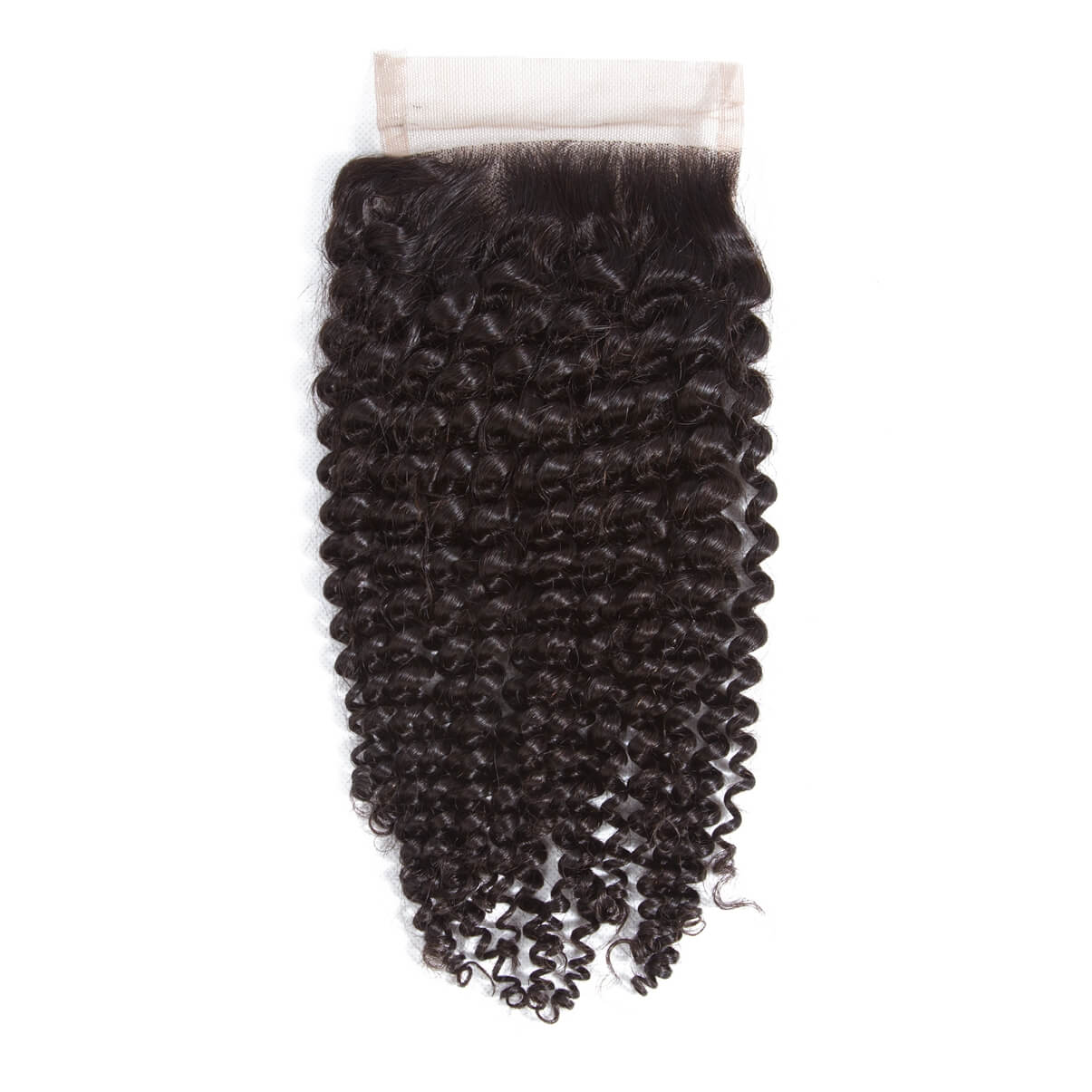 Lakihair 8A Brazilian Kinky Curly Hair Extensions 3 Bundles With Lace Closure 4x4