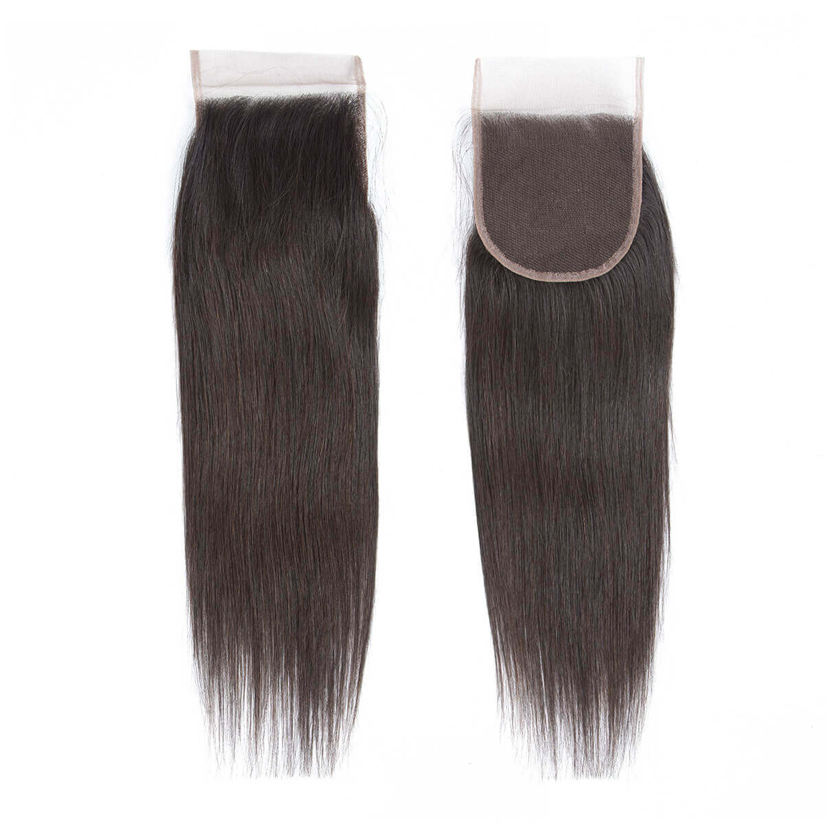 Lakihair 8A Brazilian Straight Hair 3 Bundles With Closure 4x4 Unprocessed Virgin Human Hair Bundles