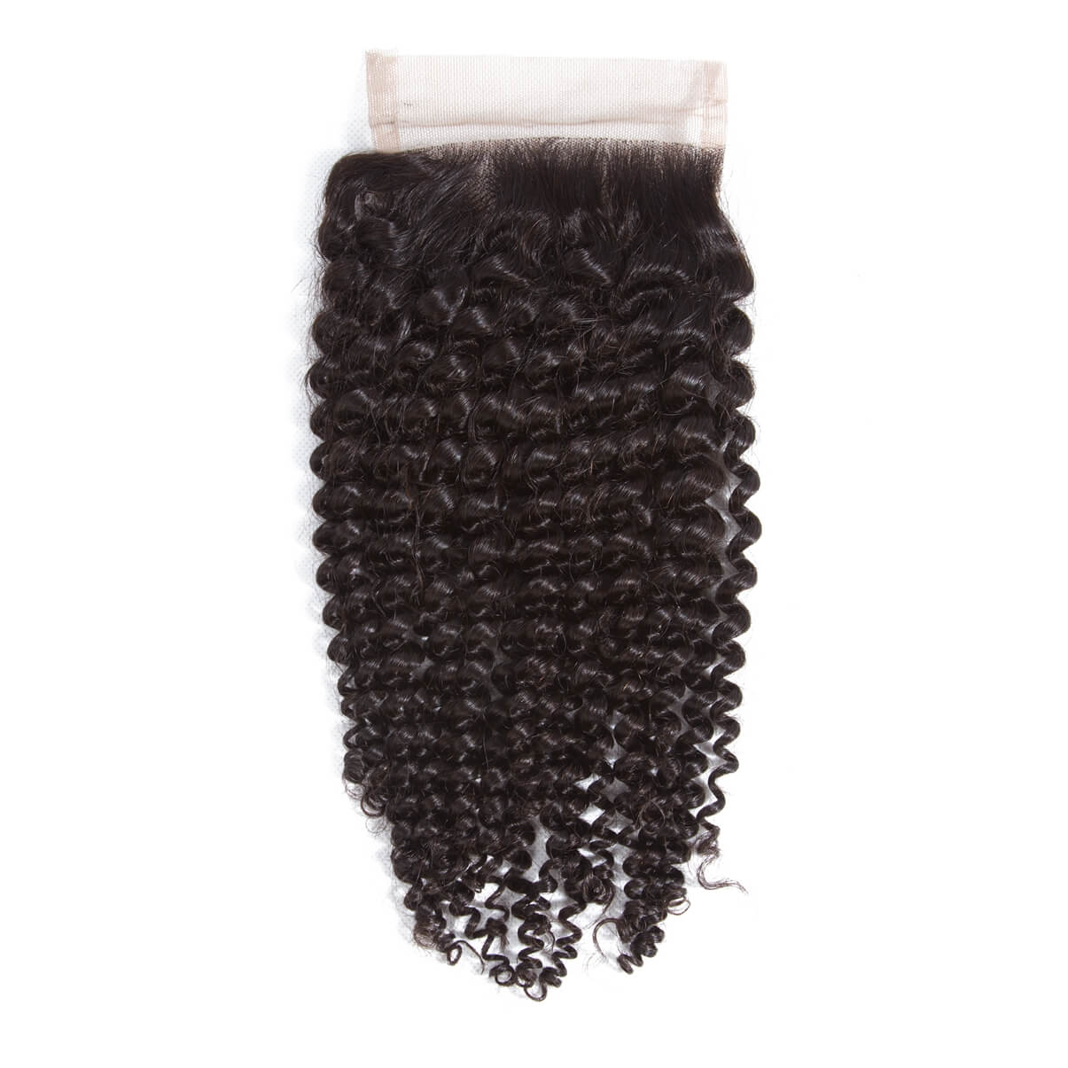 Lakihair 8A Brazilian Human Hair 4 Bundles Kinky Curly Hair Bundles With Lace Closure 4x4