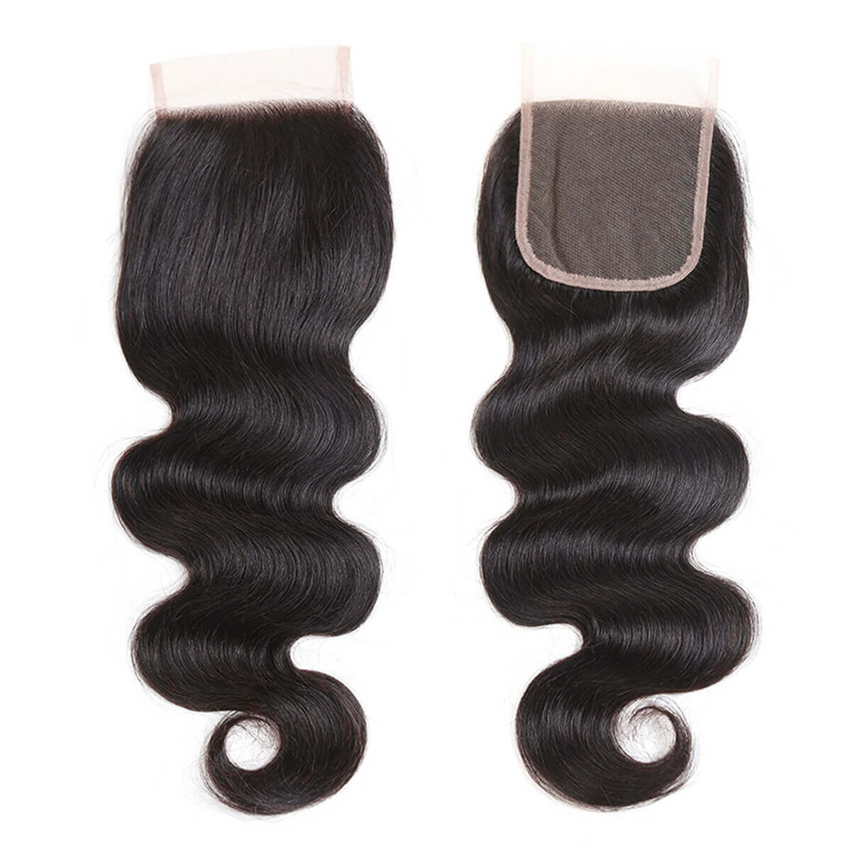 Lakihair 8A Lace Closure 4x4 Brazilian Unprocessed Virgin Human Hair Body Wave Closure