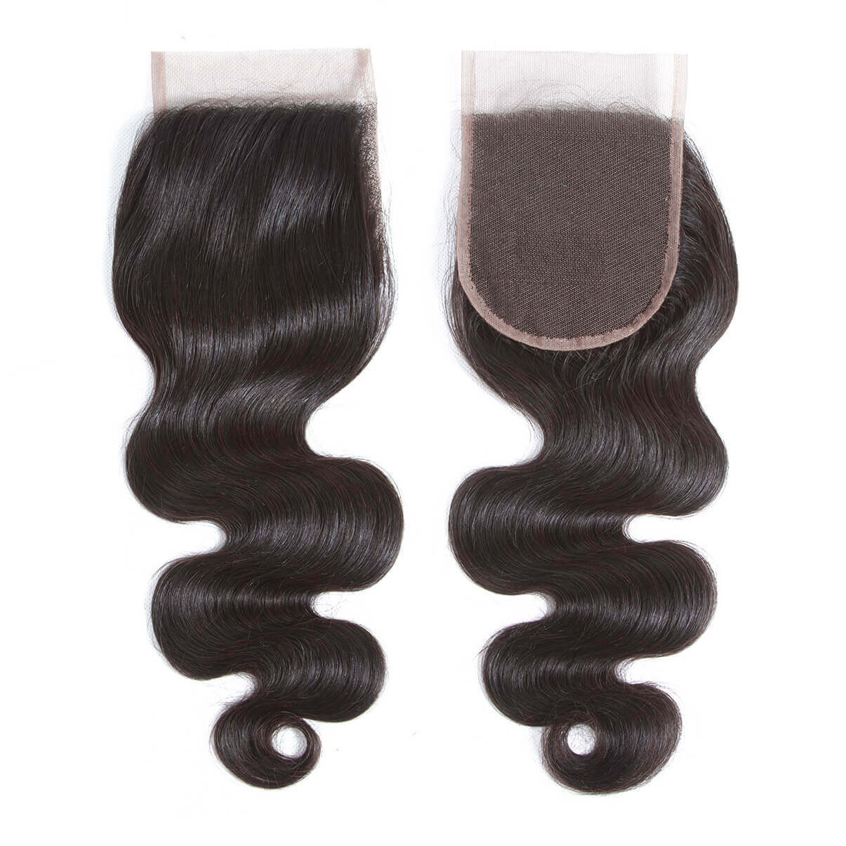 Lakihair Brazilian 8A Body Wave 3 Bundles With Closure 4x4 Virgin Human Hair Weave