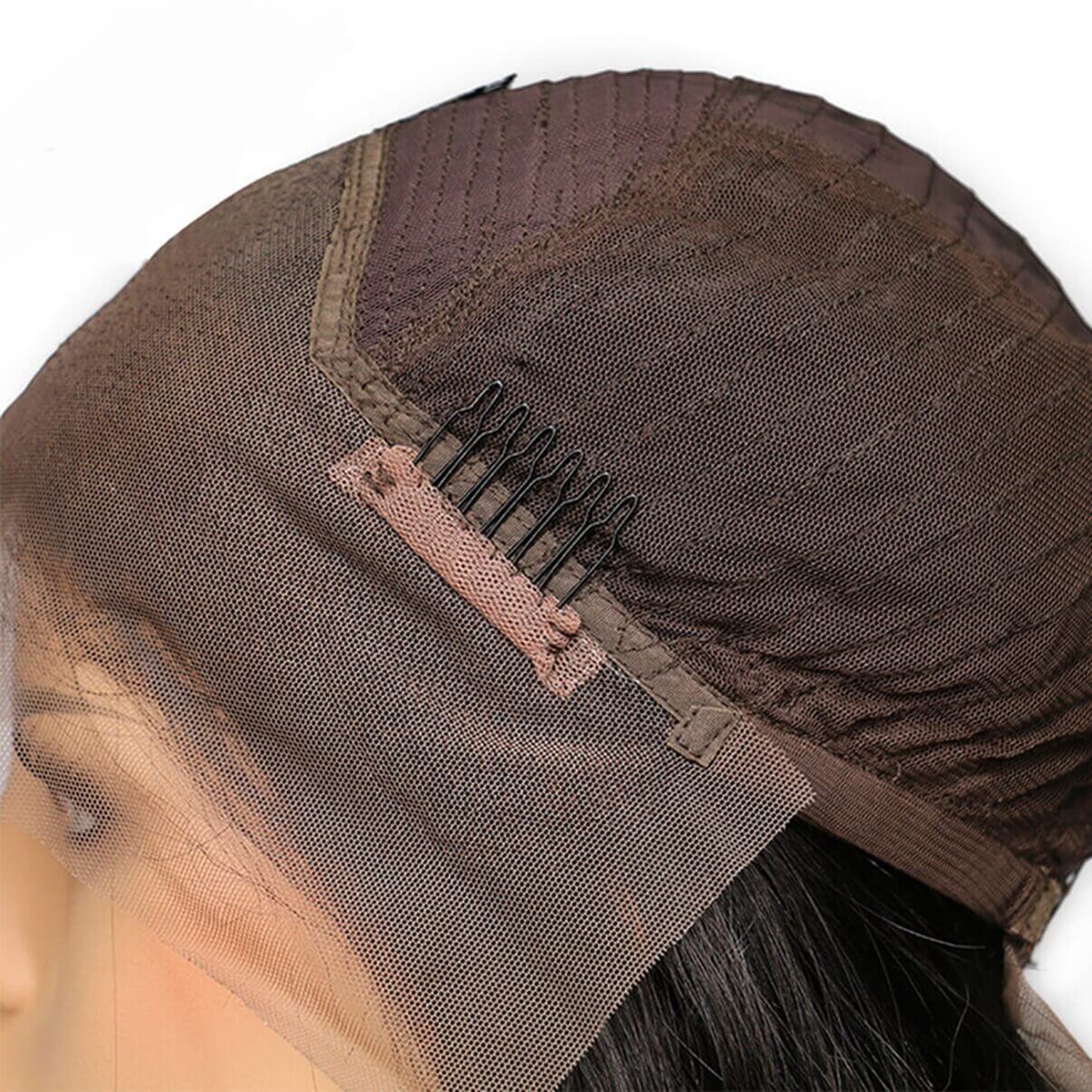 Lakihair Full Lace Virgin Human Hair Wigs Long Straight Hair Wigs 180% Density