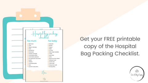 Free Hospital Bag Packing Printable Checklist 