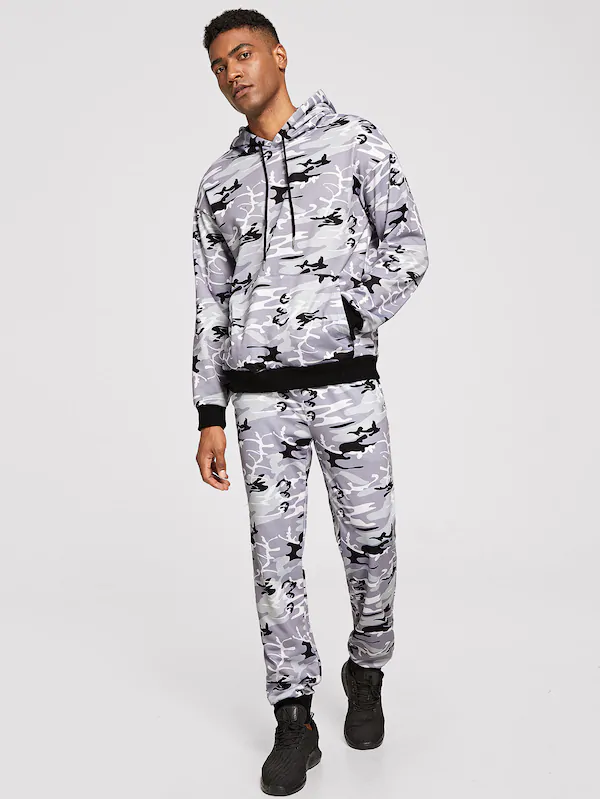 white camouflage hoodie