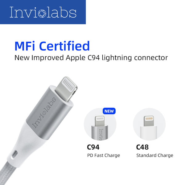 Inviolabs MFI C to lightning cable