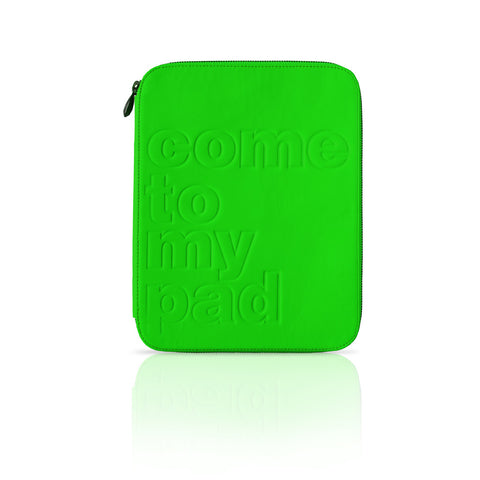 iPad case FluoSchool vert