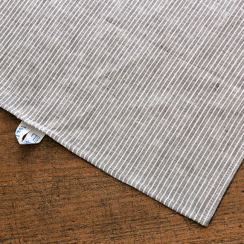 fog linen work リネンキッチンクロス グレーホワイトストライプ