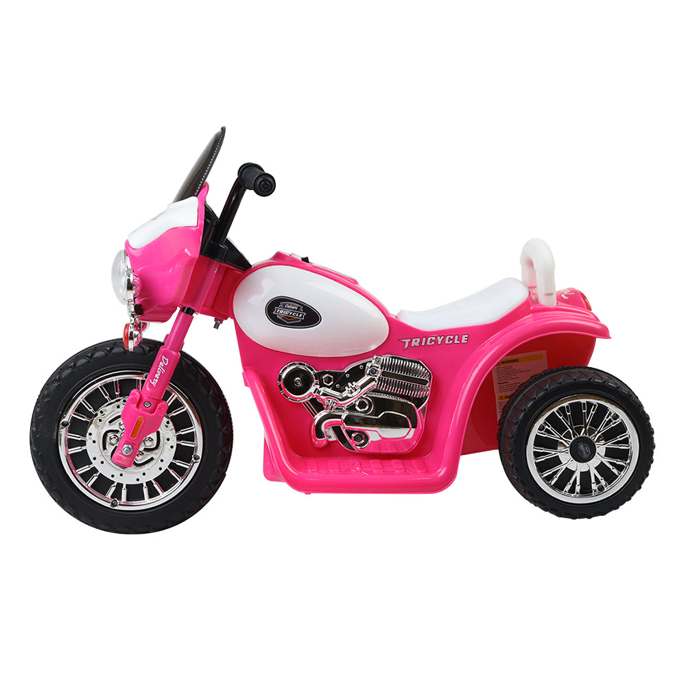 kids pink motorbike