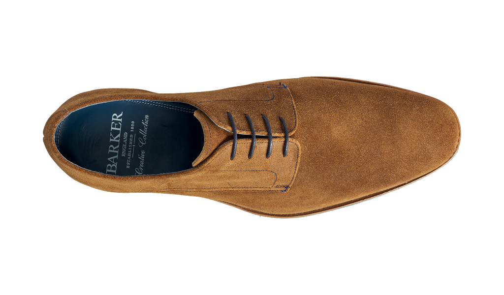 Max - Tan Burnished Suede | Mens Derby 